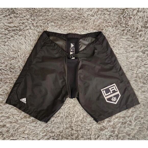 Los Angeles Kings Shorts Mens 44 Black NHL Hockey Pant Shell Girdle Cover Adidas - Picture 1 of 15